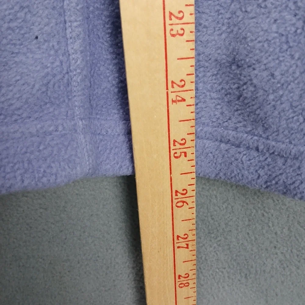 Old Navy Fleece Jacket Mens‎ Large Purple Mock Neck Quarter Zip Winter Warm Wear